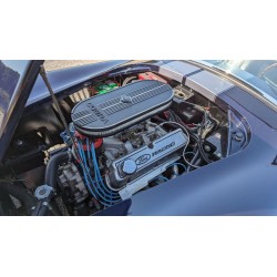 Moteur  309cv   Ford V8 5 litres  302cI  dans  cobra de marque Classic Roadsters limited  couleur Bleu marine .