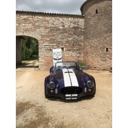 cobra classic Roadster bleu nacré, V8 ford Clevor 6 litres , boite 5  , à vendre en france