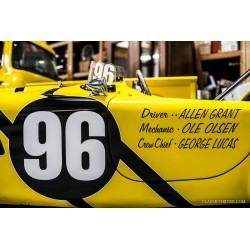 Shelby cobra 289 FIA Jaune du pilote Allen GRANT