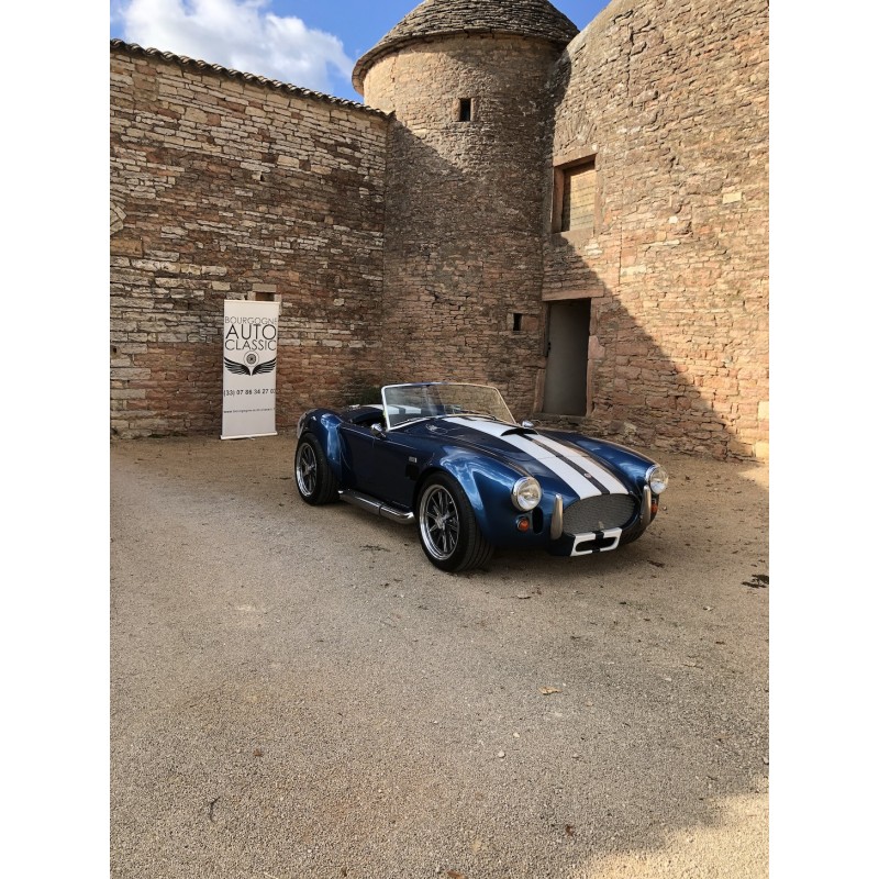 Cobra FiberFab Bleu , V8 Ford 5 litres avec compresseur , boite 5 méca à vendre  en france