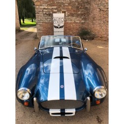 Shelby cobra replique à vendre ne france , Bleu bande blanche V8 Ford à compresseur et boite 5