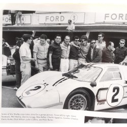 Ron butler (droite)  avec équipe Shelby au 24h du Mans 1967