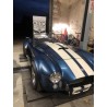 cobra North American Fiberglass bleu,  V8 ford 5,7 litres avec Hard Top