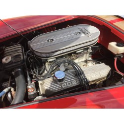 Moteur V8  Ford FE strocker , 423ci , double carbu , culasses aluminium , cobra 427Sc Shell Valley