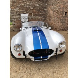 AC cobra 427 , réplique contemporary calssic , Balnc bandes bleues , V8 Ford 7 litres  à vendre en france