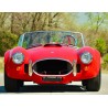 Ac Cobra réplique , couleur rouge FAM  du constructeur Classic  Roadsters , V8 Ford 5,5 litres , à vendre en france