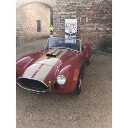 AC Cobra 427 , réplique Shell Valley , V8 ford 7 litres à vendre en france rouge et or