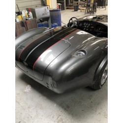 cobra Shell Valley  1986 Big Block Ford FE , peinture neuve gris royal et noir  identique au  BackDraft