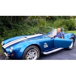 AC cobra 427 réplique shell valley V8 Ford Small Block , boite 5 à vendre en france ,  bleu