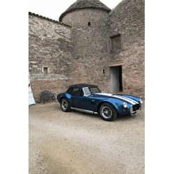 AC cobra 427 (réplique) JCF bleu bandes banche capote noir