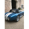 Ac cobra 427 ( réplique JCF ) couleur bleu à bandes blanches à vendre