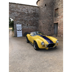 Cobra 427 SC  Classic Motor Carriages , Jaune bande bleu V8 Ford 5 litre