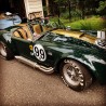 shelby cobra  réplique de la marque Ron Butler (1988).Moteur V8 ford 5,8 Litres  de plus de 400 cv.